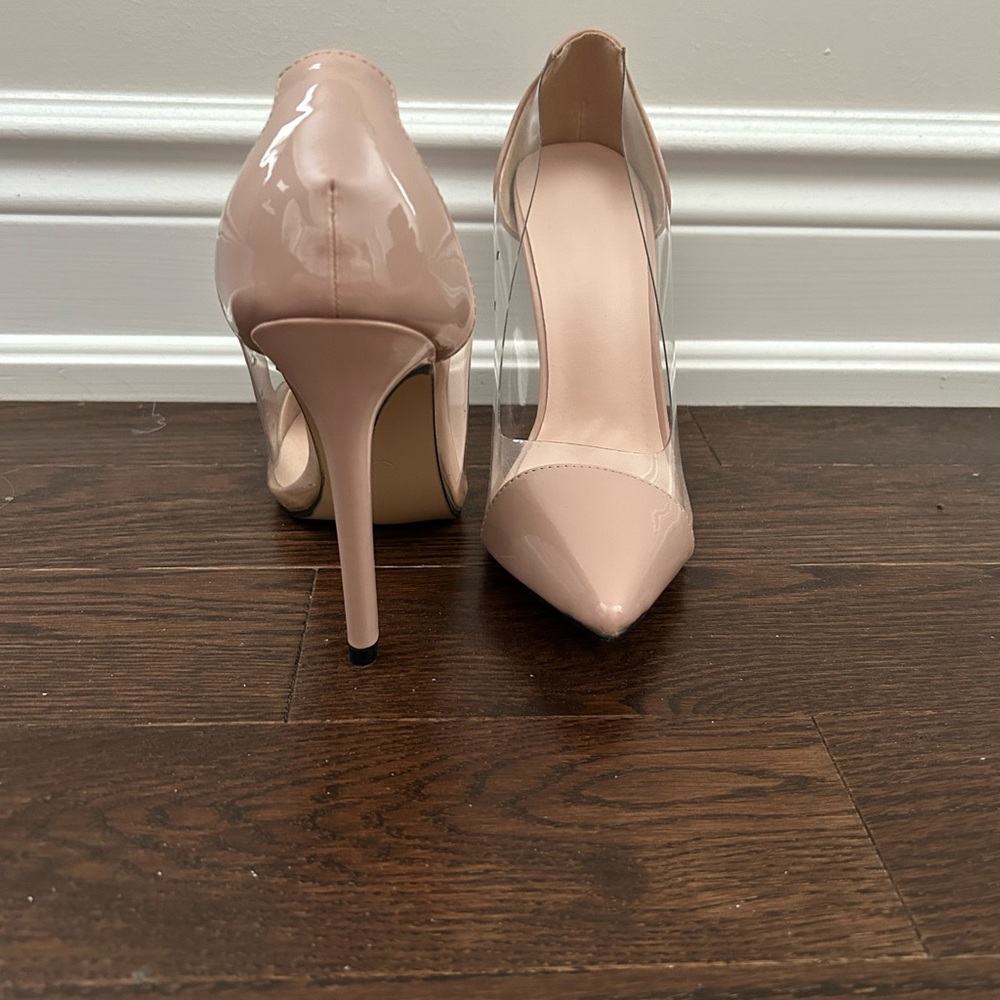 Elegant Nude Stiletto Heels